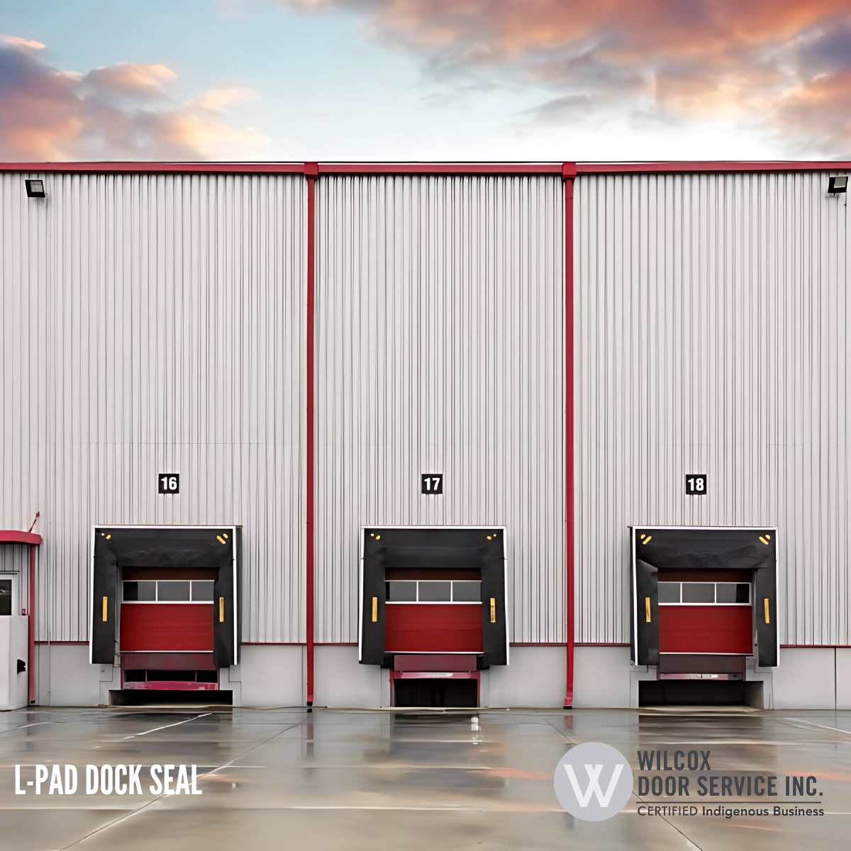 L-Pad Style Full Access Dock Seals