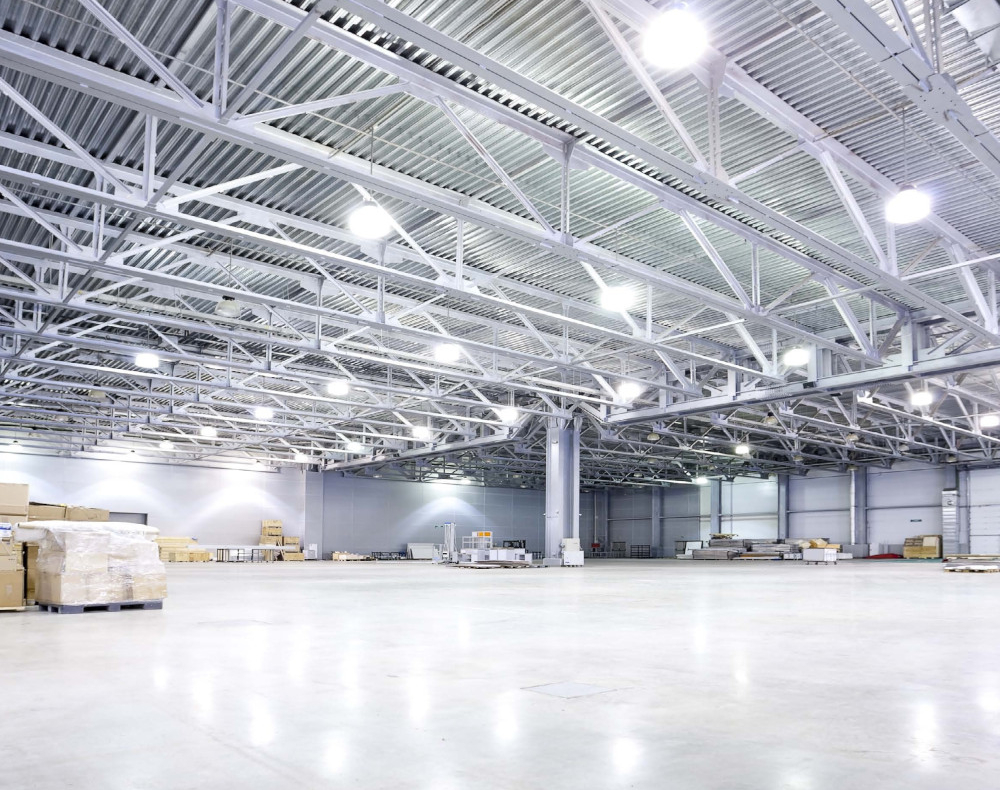Energy-efficient Wilcox facility showcasing LED lighting, insulation, and HVAC upgrades