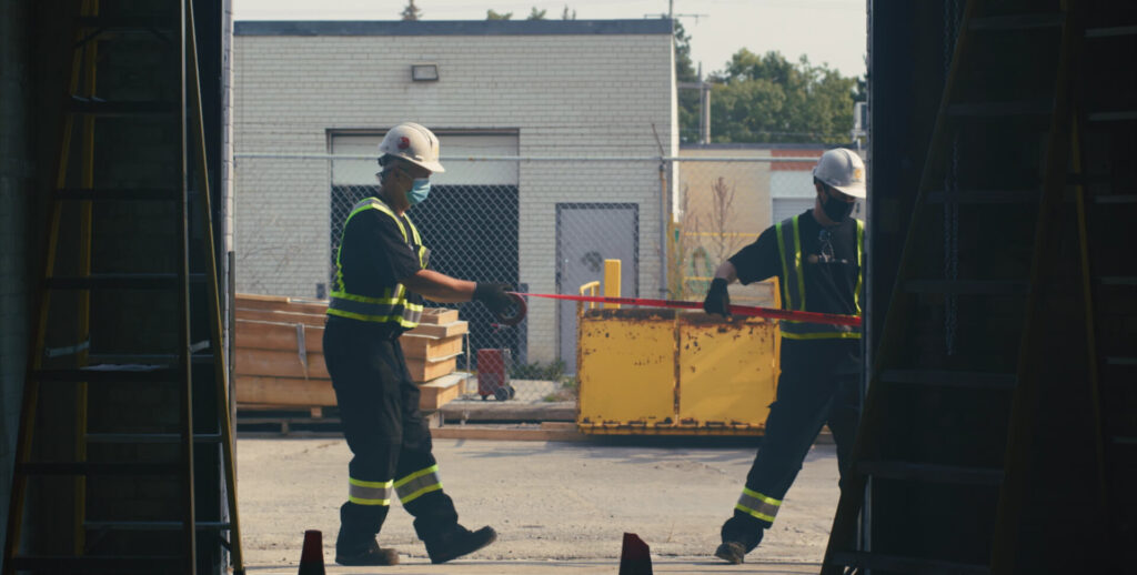 High-speed commercial door and loading dock installation for warehouses and facilities
