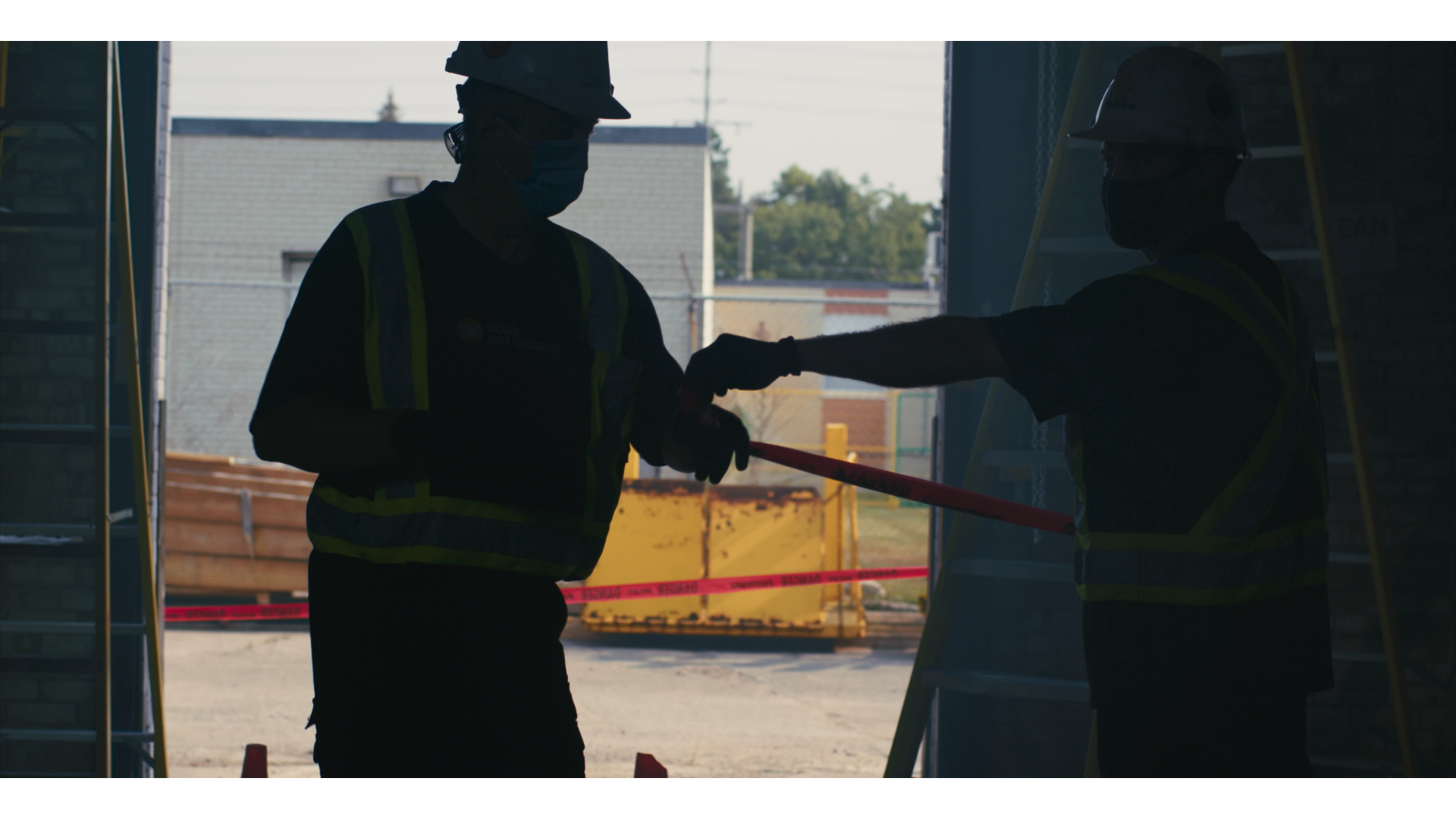 Emergency repair services for commercial doors.